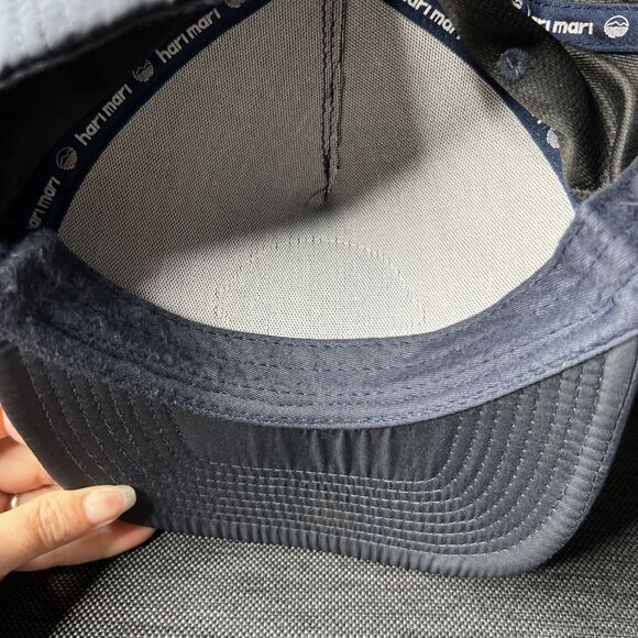 Hari Mari Logo Rope Snapback Dad Hat Cap Men's OSFM Black Nylon Golf - Picture 8 of 12